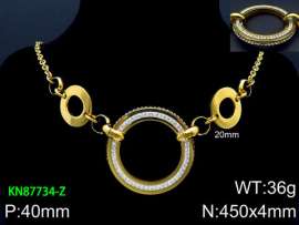 SS Gold-Plating Necklace