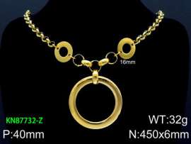 SS Gold-Plating Necklace