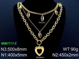 SS Gold-Plating Necklace