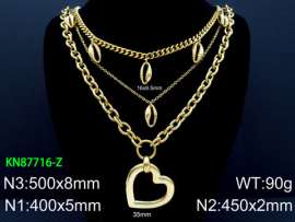 SS Gold-Plating Necklace