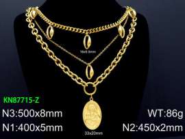 SS Gold-Plating Necklace