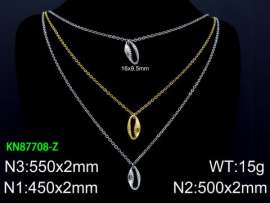 SS Gold-Plating Necklace