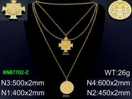 SS Gold-Plating Necklace