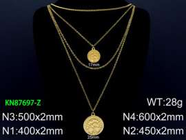 SS Gold-Plating Necklace