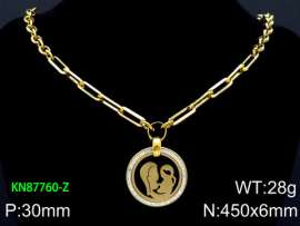 SS Gold-Plating Necklace