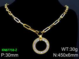 SS Gold-Plating Necklace