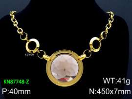 SS Gold-Plating Necklace