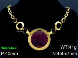 SS Gold-Plating Necklace