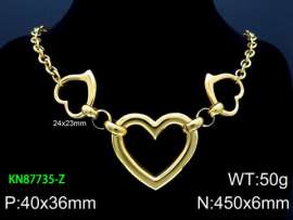 SS Gold-Plating Necklace
