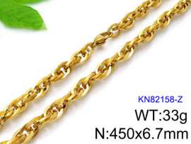 SS Gold-Plating Necklace