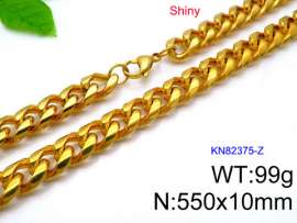 SS Gold-Plating Necklace
