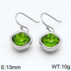 Stainless Steel Stone&Crystal Earring