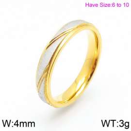 Stainless Steel Gold-plating Ring