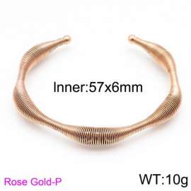Stainless Steel Rose Gold-plating Bangle