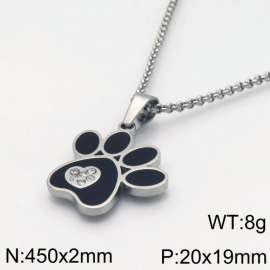 Stainless Steel Stone Necklace