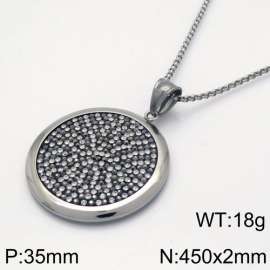 Stainless Steel Stone Necklace