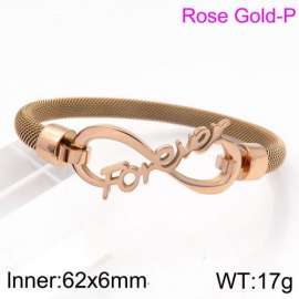 Stainless Steel Rose Gold-plating Bangle