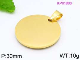 Stainless Steel Gold-plating Pendant