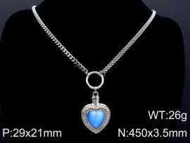 Stainless Steel Stone Necklace