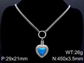 Stainless Steel Stone Necklace