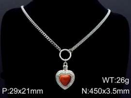 Stainless Steel Stone Necklace