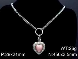 Stainless Steel Stone Necklace