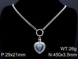 Stainless Steel Stone Necklace