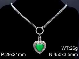 Stainless Steel Stone Necklace