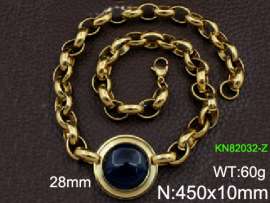 Stainless Steel Stone Necklace