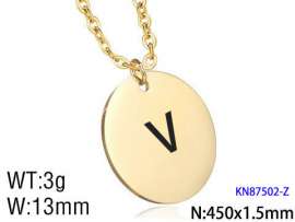 SS Gold-Plating Necklace