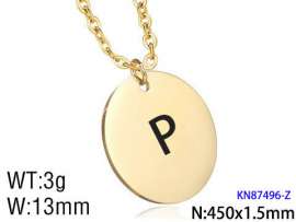 SS Gold-Plating Necklace