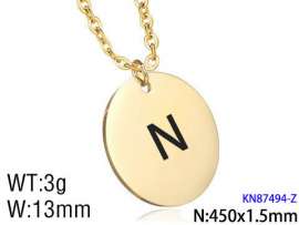 SS Gold-Plating Necklace