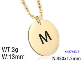 SS Gold-Plating Necklace