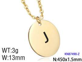 SS Gold-Plating Necklace