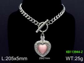 Stainless Steel Stone Bracelet