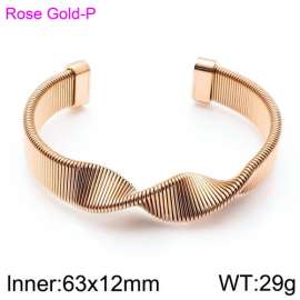 Stainless Steel Rose Gold-plating Bangle