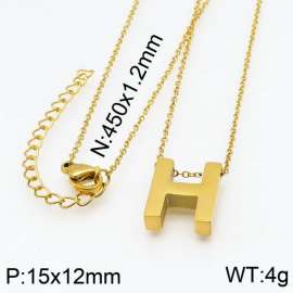 SS Gold-Plating Necklace