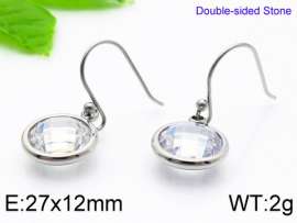 Stainless Steel Stone&Crystal Earring