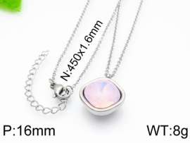 Stainless Steel Stone Necklace