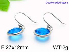Stainless Steel Stone&Crystal Earring