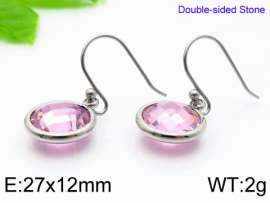 Stainless Steel Stone&Crystal Earring