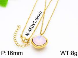 Stainless Steel Stone Necklace