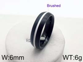 Stainless Steel Black-plating Ring