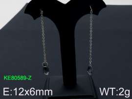 Stainless Steel Stone&Crystal Earring