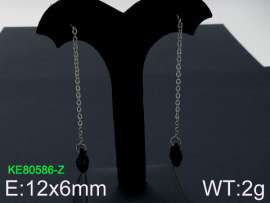Stainless Steel Stone&Crystal Earring
