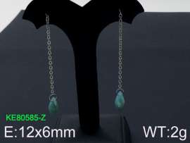 Stainless Steel Stone&Crystal Earring