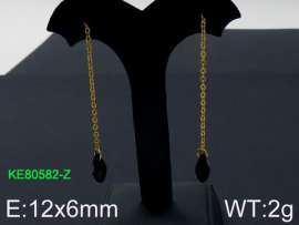 Stainless Steel Stone&Crystal Earring