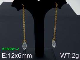 Stainless Steel Stone&Crystal Earring