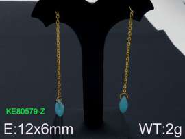 Stainless Steel Stone&Crystal Earring