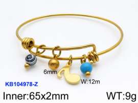 Stainless Steel Gold-plating Bangle